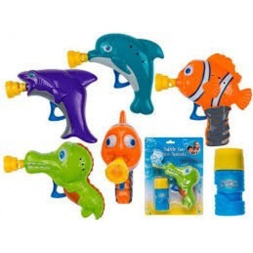 PISTOLA POMPA JABON ANIMALES 21CM