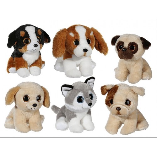 PELUCHE PERRO BIG EYES MOD.SURT 20CM