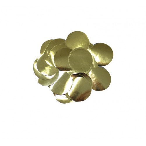 $ E  PAQ.CONFETI 10MM METAL ORO 14GR