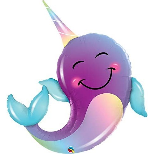 GLOBO 40" FOIL FORM NARVAL UNICORNIO MAR