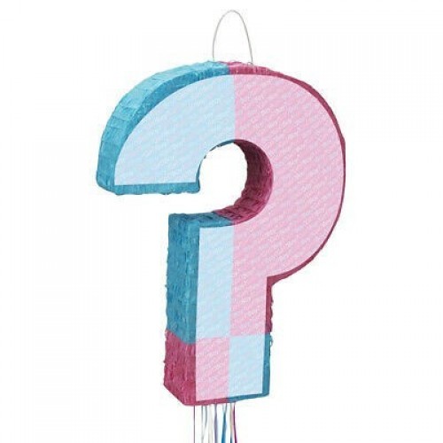 (BU1PIÑATA FORMA INTERROGANTE BOY?GIRL