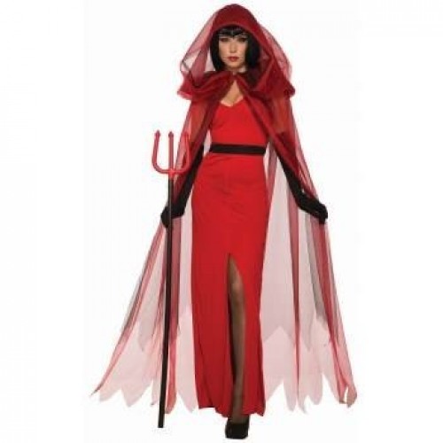    CAPA ADULTO T-M/L ROJO DEMONIO