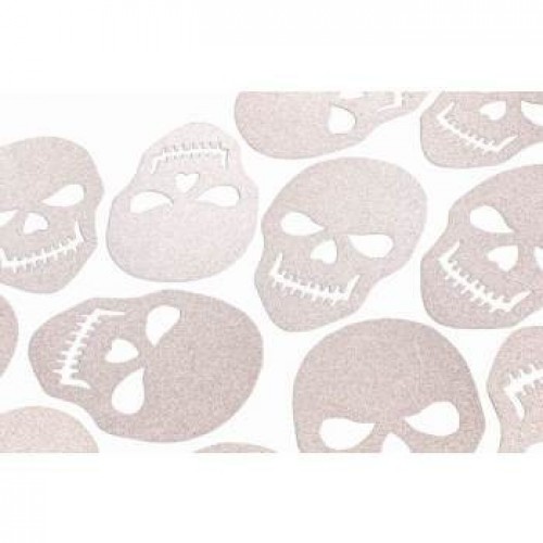 PAQ.12/U MINI SILUETA CALAVERA PLATA 14