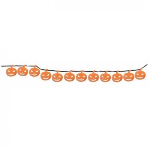 GUIRNALDA CALABAZA GLITTER