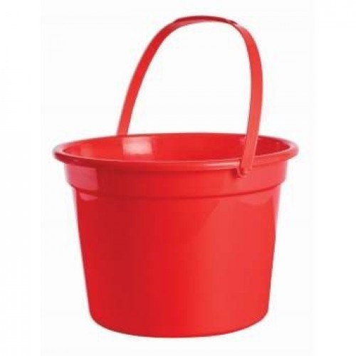   CUBO CON ASA ROJO 14CM