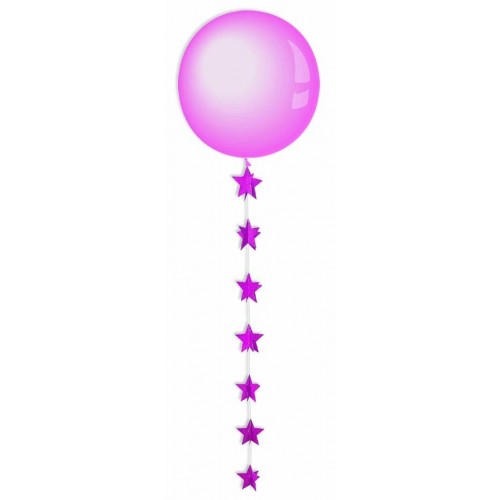 GUIRNALDA P/GLOBO ESTRELLA ROSA 1,82M