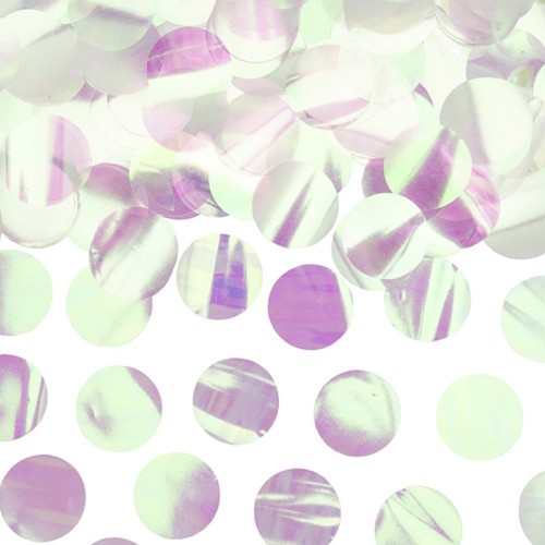 PAQ.CONFETI CIRCULOS IRIDISCENTE 22GR