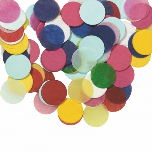   PAQ.CONFETI PAPEL MULTICOLOR 22GR