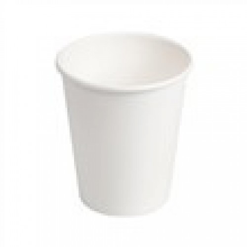   50 VASOS CARTON BLANCO 240ML  