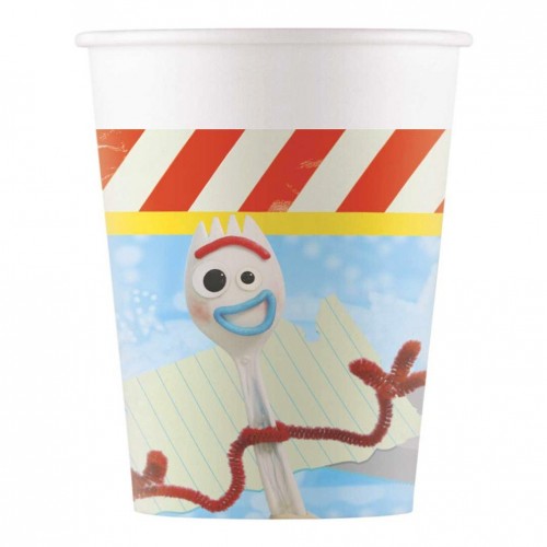   8 VASOS CARTON TOY STORY 4 200ML