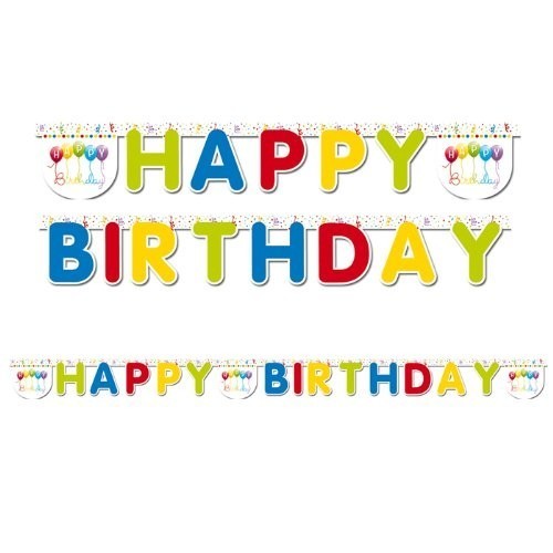   HAPPY BIRTHDAY SERPENTINA 2MT