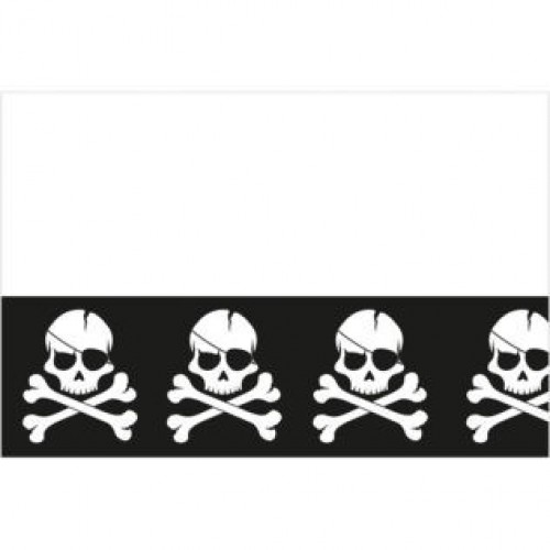  MANTEL CALAVERA PIRATA 120X180CM