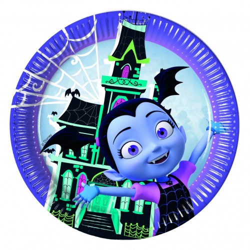   8 PLATOS VAMPIRINA 23CM