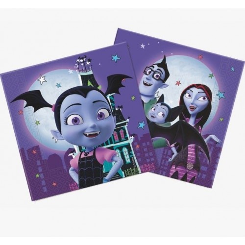   20 SERVILLETAS VAMPIRINA 33CM
