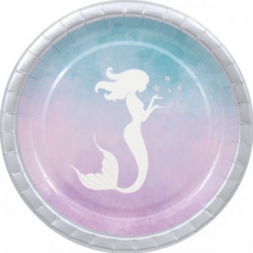  8 PLATOS CARTON SIRENA ELEGAN 23CM