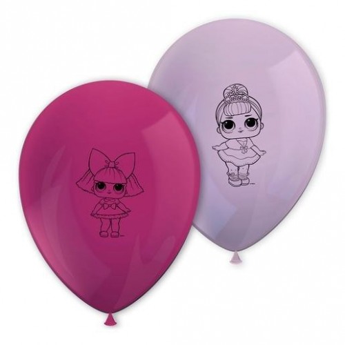  8 GLOBOS 11" LOL SURPRISE