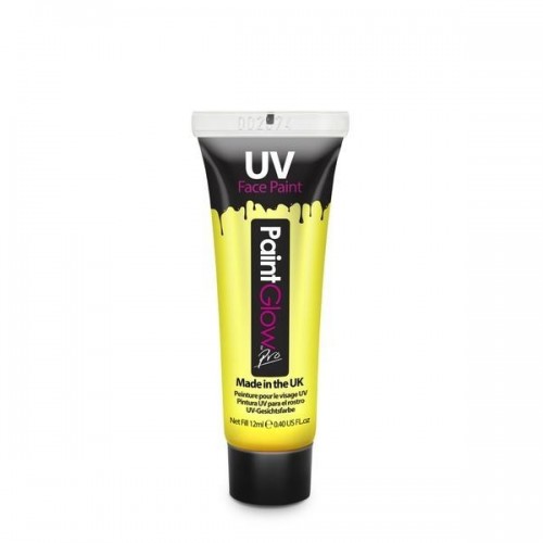 MAQUILLAJE CARA CUERPO AMARILLA UV 12ML