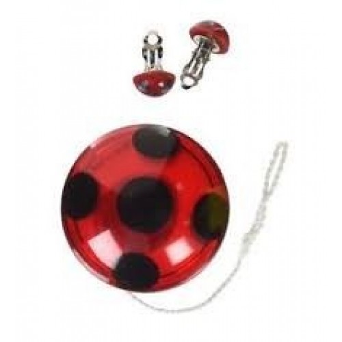 L SET YO-YO PENDIENTES LADYBUG