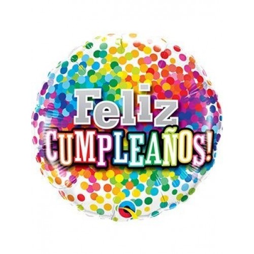 GLOBO 18" FOIL FELIZ CUMPLEAÑOS ARCOIR