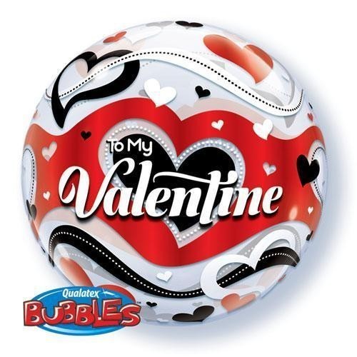 $D GLOBO 22" BURBUJA TO MY VALENTINE