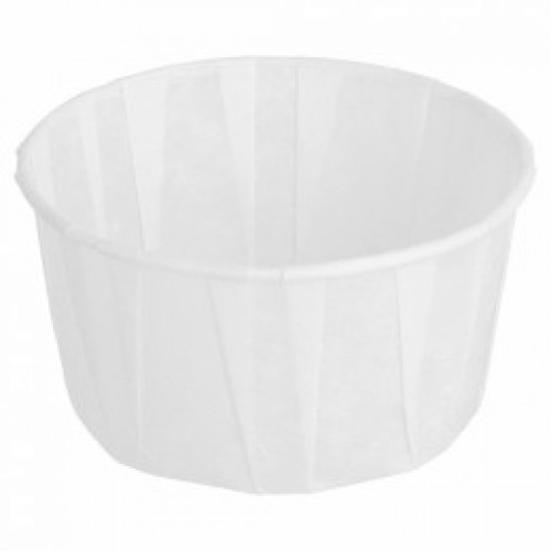250/U TARRINA PLISADA 120ML BLANCA