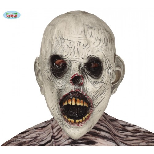 $D  MASCARA ZOMBIE BLANCA LATEX