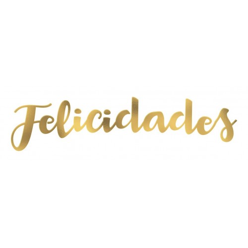 GUIRNALDA FELICIDADES METAL COL.SURT