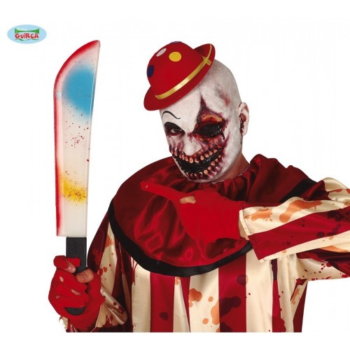   MACHETE C/SANGRE MULTICOLOR 54CM