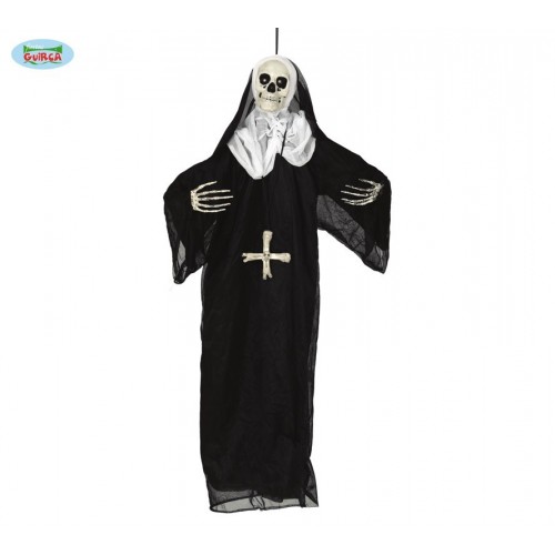 $D COLGANTE MONJA LUZ SONIDO MOV.90CM