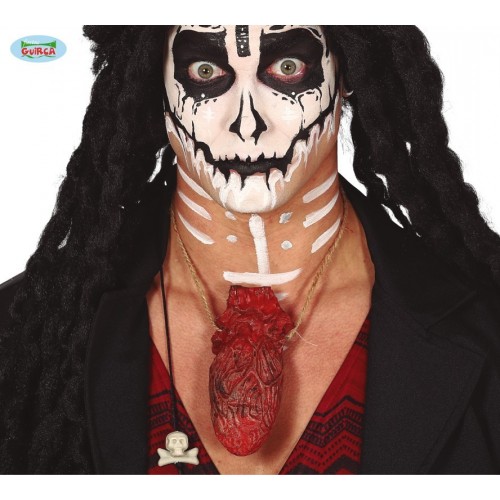 COLLAR CORAZON SANGRIENTO