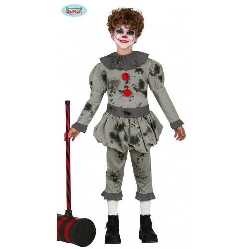 DISFRAZ 7A9AÑOS PAYASO DIABOLICO