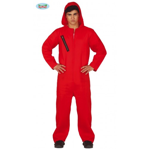 DISFRAZ T-L CONVICTO CAPUCHA ROJA
