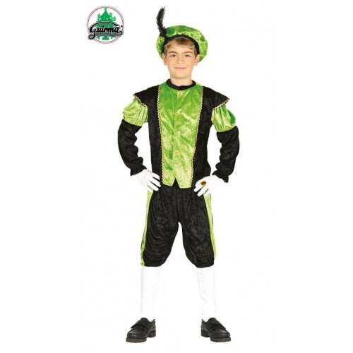 DISFRAZ 10A12AÑOS PAJE REAL VERDE