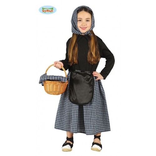 DISFRAZ 7A9AÑOS NIÑA CASTAÑERA