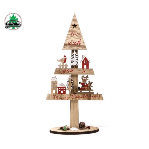 $D ARBOL MADERA DECO 31CM