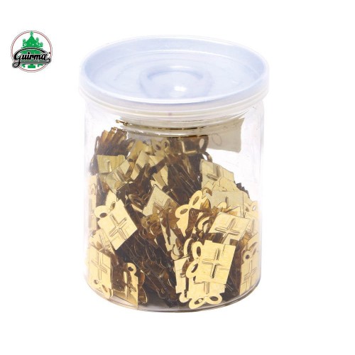 BOTE CONFETI PAQUETE REGALO ORO 20GR