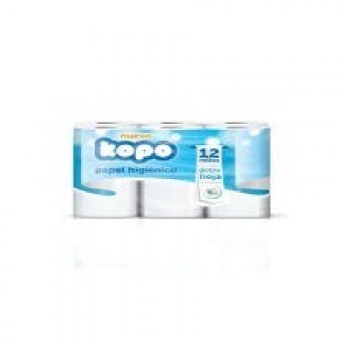 PAQ. 12/U ROLLO PAPEL HIGIENICO 15M