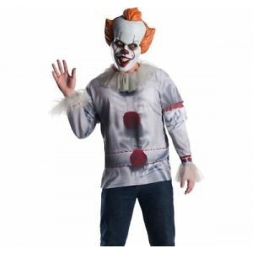 L CAMISETA MASCARA PAYASO DIABOLICO IT
