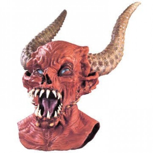 MASCARA DEMONIO ROJO