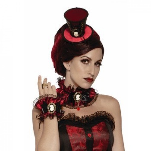 DIADEMA MINI SOMBRERO VAMPIRA CAMAFEO