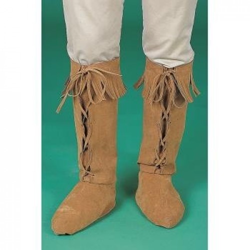 CUBREBOTAS ADULTO FLECO MARRON