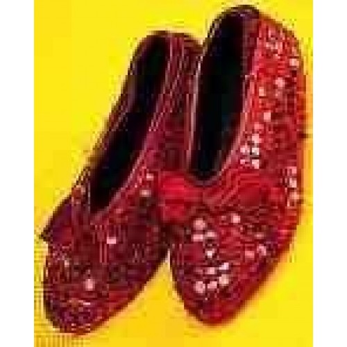 CUBRE ZAPATO ADULTO LENTEJUELA ROJA OZ