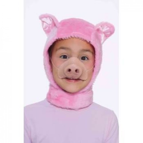 SET INFANTIL GORRO HOCICO CERDITO