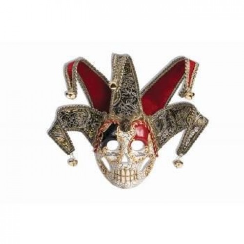 CARETA CALAVERA PAYASO BUFON