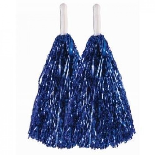 SET 2/U POM POM FLECOS METAL AZUL