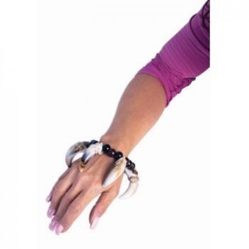 PULSERA VOODOO HUESOS MARFIL