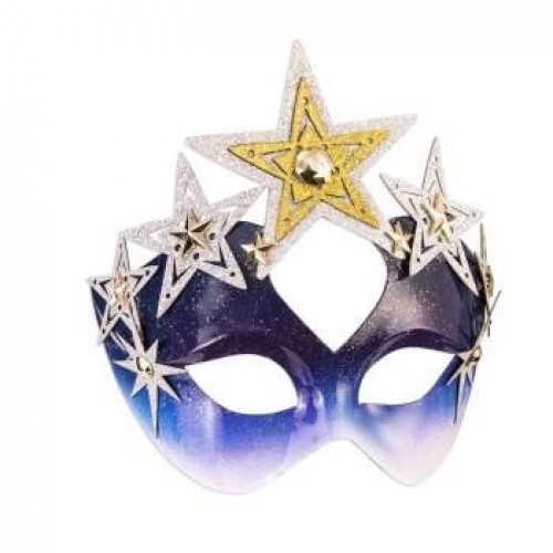 ANTIFAZ CELESTIAL AZUL CON ESTRELLA ORO