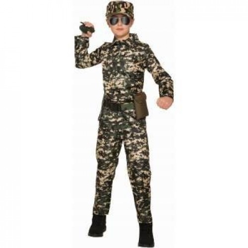 /DISFRAZ 8A10AÑOS SOLDADO CAMUFLAJE