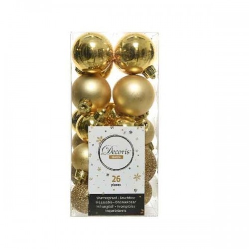 $D 26/U BOLA SURTIDA MIX ORO 3CM/4CM