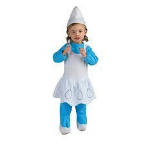 !L DISFRAZ 6A12MESES PITUFA SMURFETTE